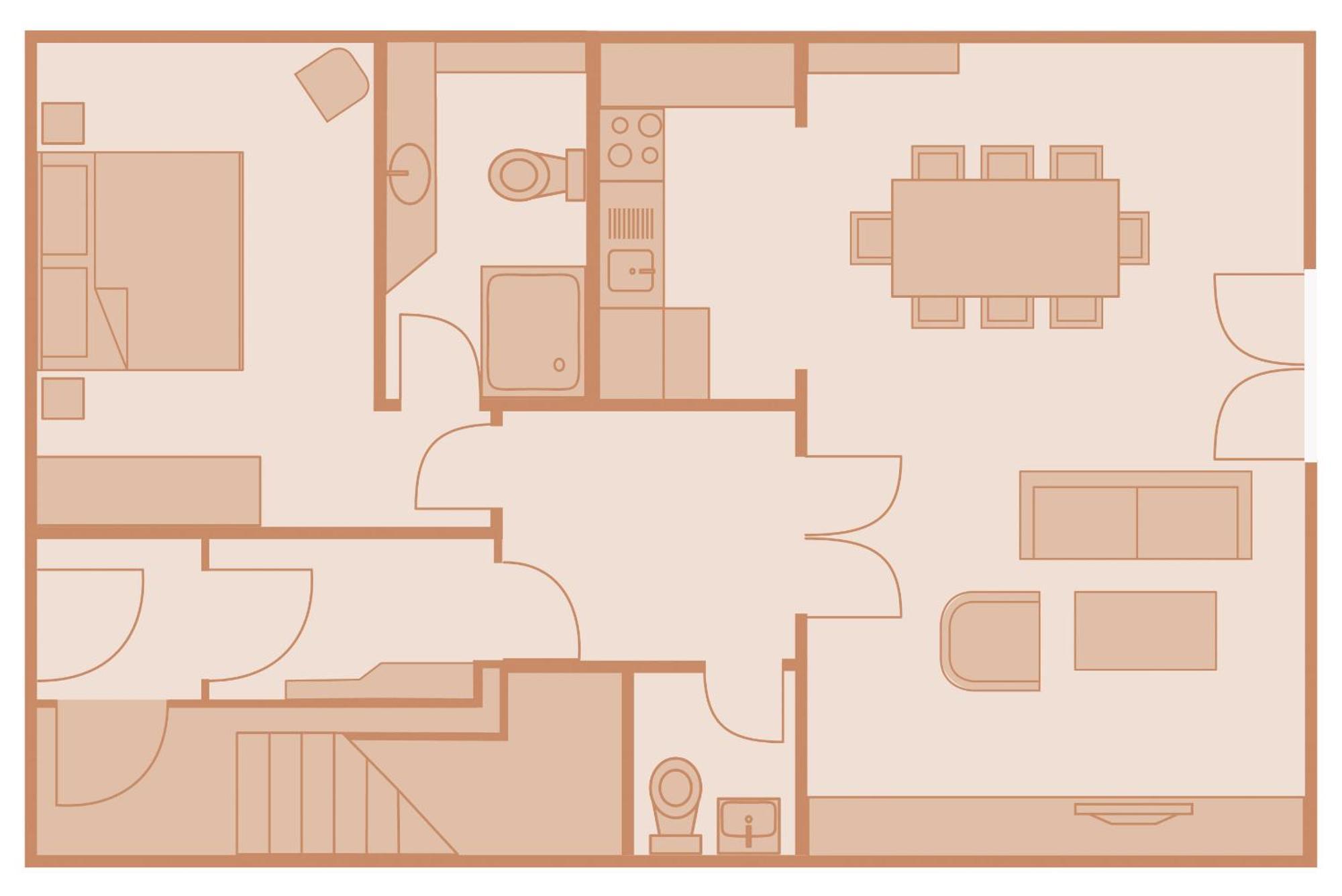 Apartment Lueuevwai 7 - Erdgeschoss *
